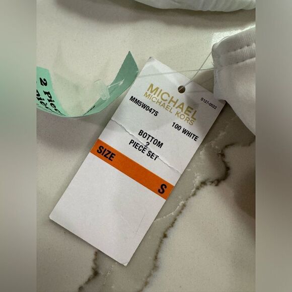 MK Michael Kors white bikini 2 piece - Picture 5 of 6